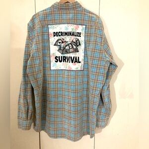 Territory Ahead Corduroy SAM PAO Flannel Shirt/Size XXL